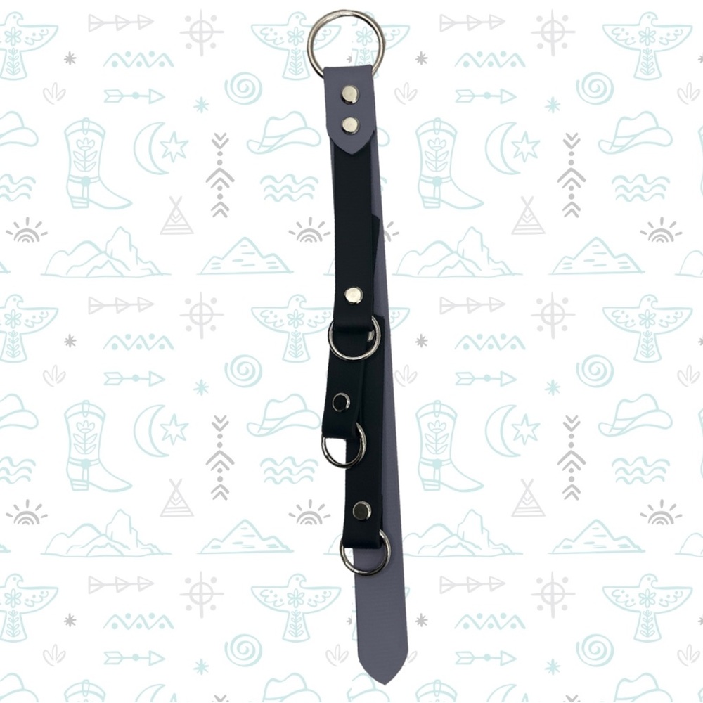 Grey BioThane 3 Cinch Hanging Organizer